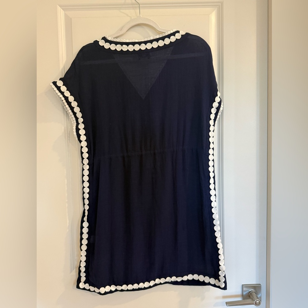 Vineyard Vines Navy and White Swim Cover-up Dress - Picture 2 of 9